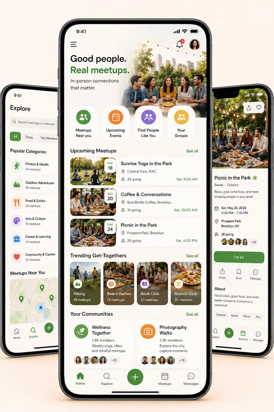 Bunch community event listing